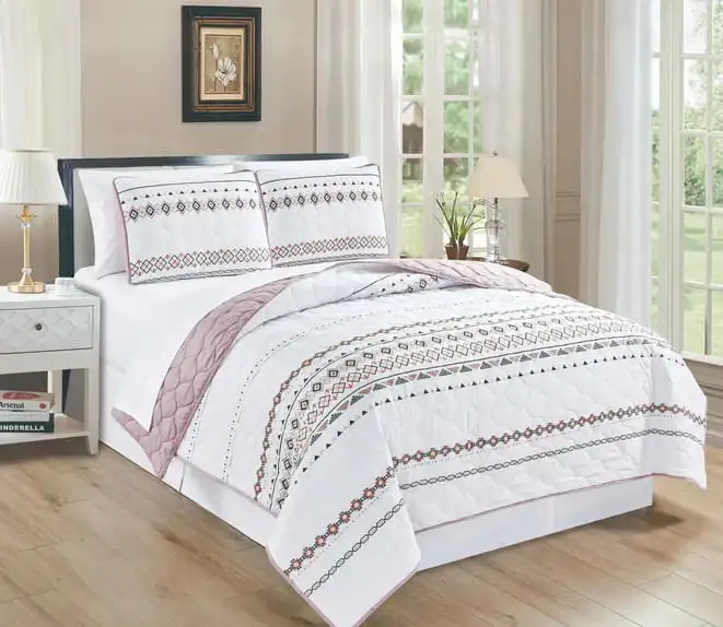 3 Piece Prints Quilt Set Collection